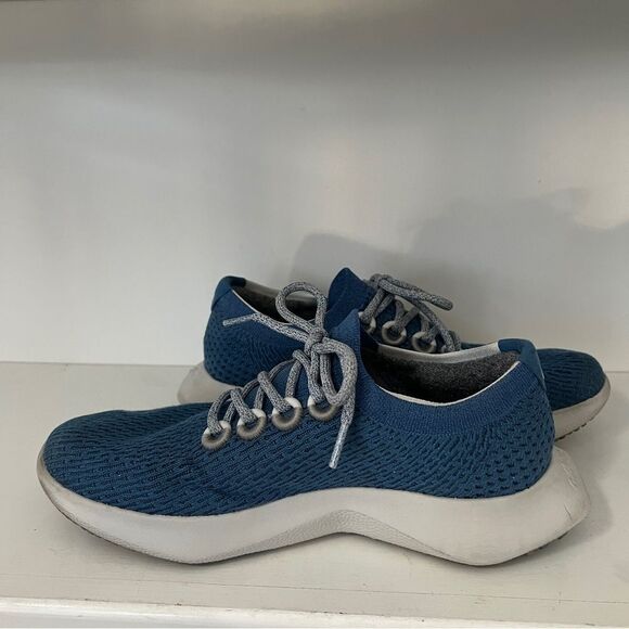 Allbirds Tree Runners Womens Size 9 Blue White Athletic Walking Shoes - Picture 4 of 7